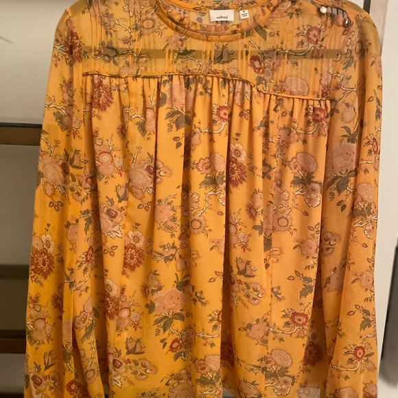 Wilfred Yellow Floral Blouse - Picture 4 of 4